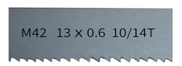 

Ленточные пильные полотна M42 биметаллические 1/2", 6, 14Tpi