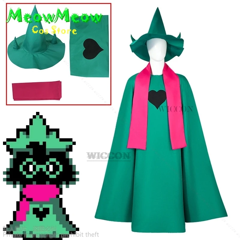 Игра Deltarune Cos Ralsei Spanton косплей фантастическая шляпа искусственная Маскировка