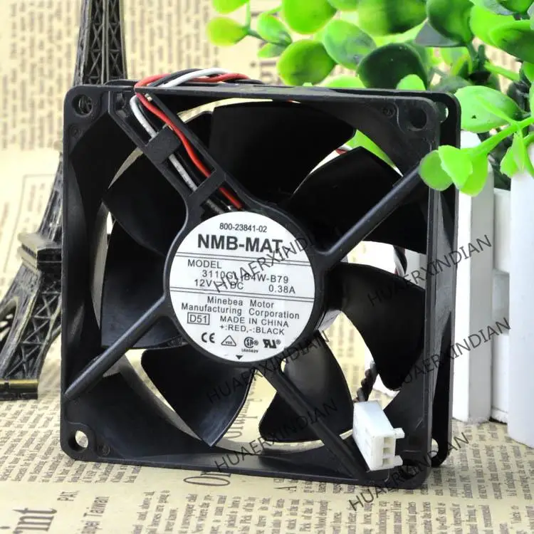 

New 3110KL-04W-B79 DC12V 0.38A 8025 Cooling Fan Assembly Kit
