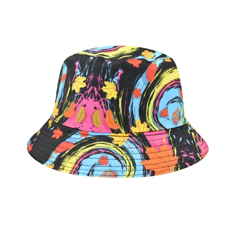 

New Fashion Bucket Hat Artist Graffiti Fisherman's Cap Boys Girls Summer Foldable Casual Visor Hats Brand Panama Hats Gift