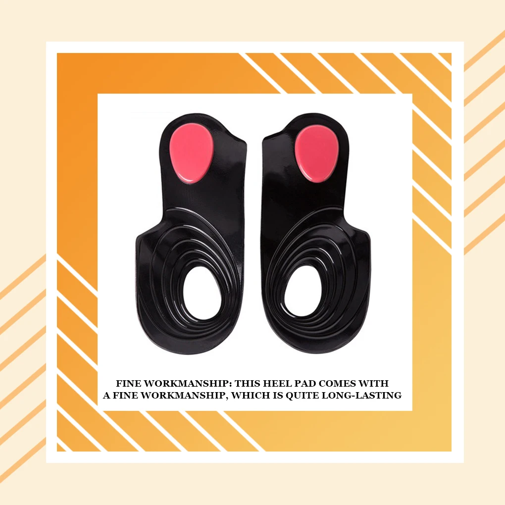 

1 Pair Gel Insole Heel Pad Non-slippery Softness Breathable Multifunctional Foot Corrector Health Care Step Correctors
