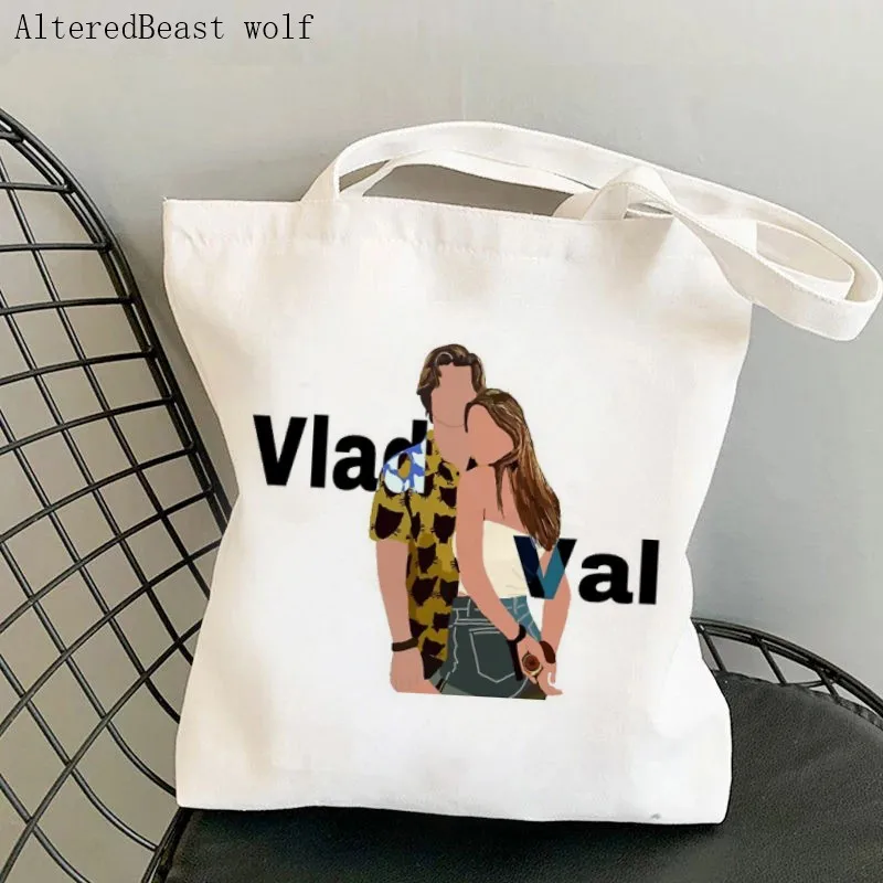 

Fashion Women Shopper bag John B and Sarah Cameron Harajuku Shopping Canvas Shopper Bag girl handbag Tote Shoulder Lady Bag