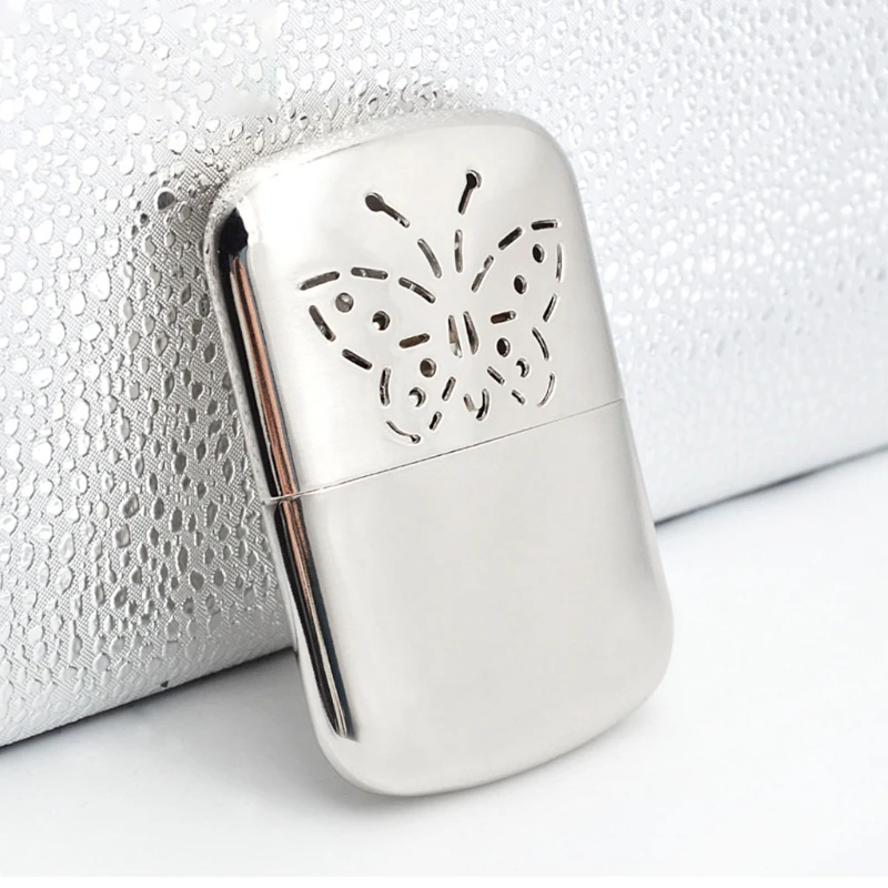 Zinc Alloy Pocket Long-life Ultralight Hand Warmer Indoor & Outdoor Small Handy Warmer Heater Handy Warmer Heater Pocket Warmer