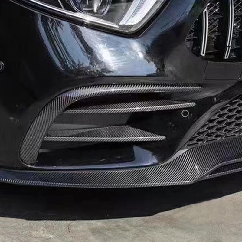 Углеродное волокно противотуманная фара решетка воздухозаборника декоративная