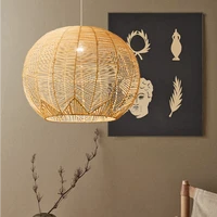 chinas new bamboo hanging lamps japans ffor living room bedroom dining room indoor lighting rattan hanging home decoration lam