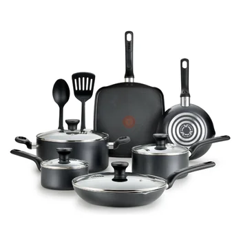 Easy Glide Grey 12PC Cookware