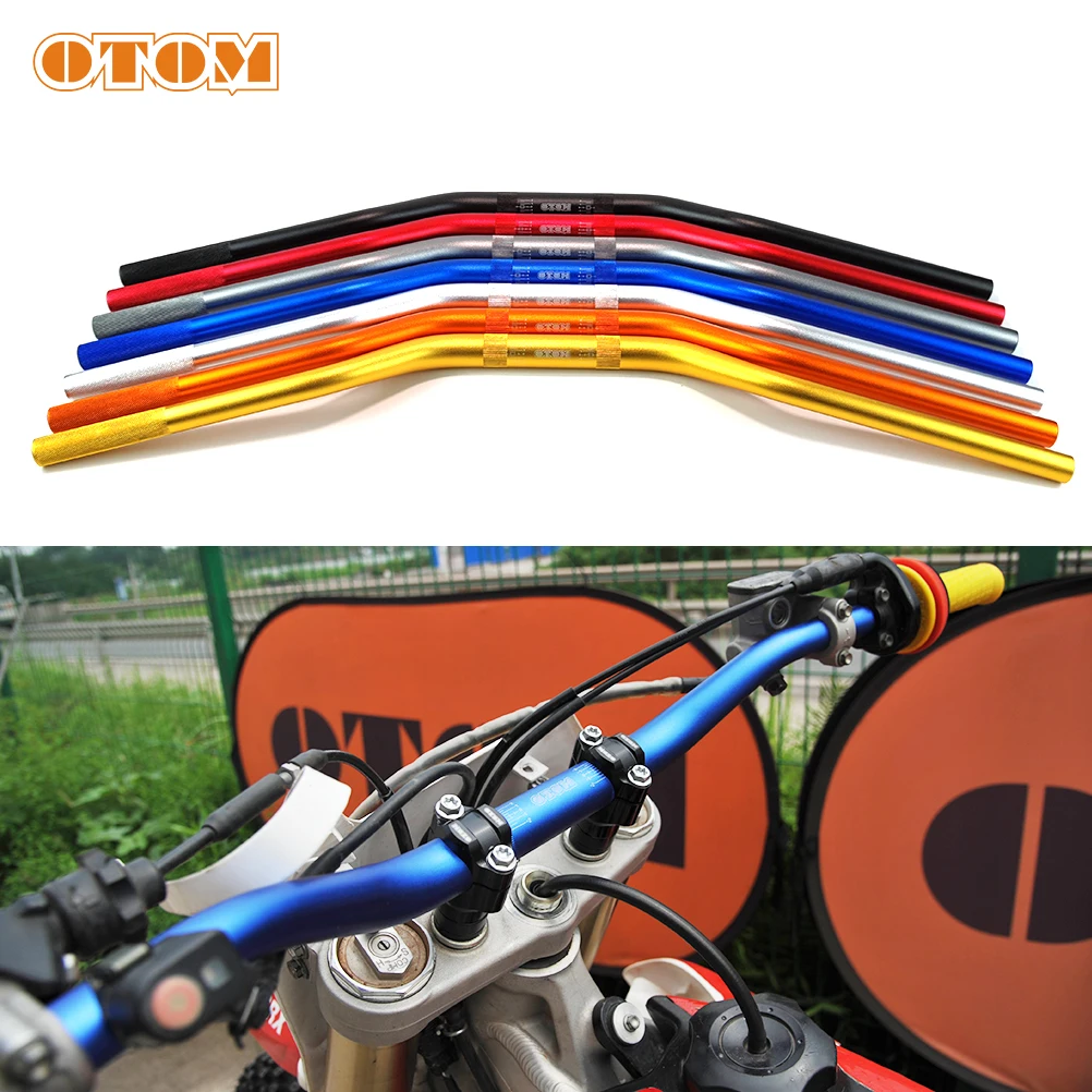 

Руль OTOM для мотокросса-1 1/8, алюминиевый переменный диаметр 28 мм, антикоррозийная ручка для KTM CRF YZF KXF RMZ FE, универсальные аксессуары