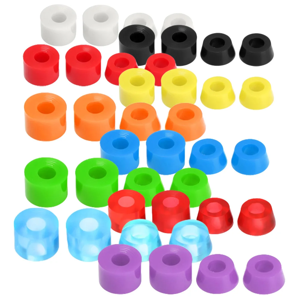 

4pcs PU Skateboard Truck Bushing 11x16mm Trucks Conical Bushings Rebuild Kit Replacement Longboard Skateboards Skate Accessories