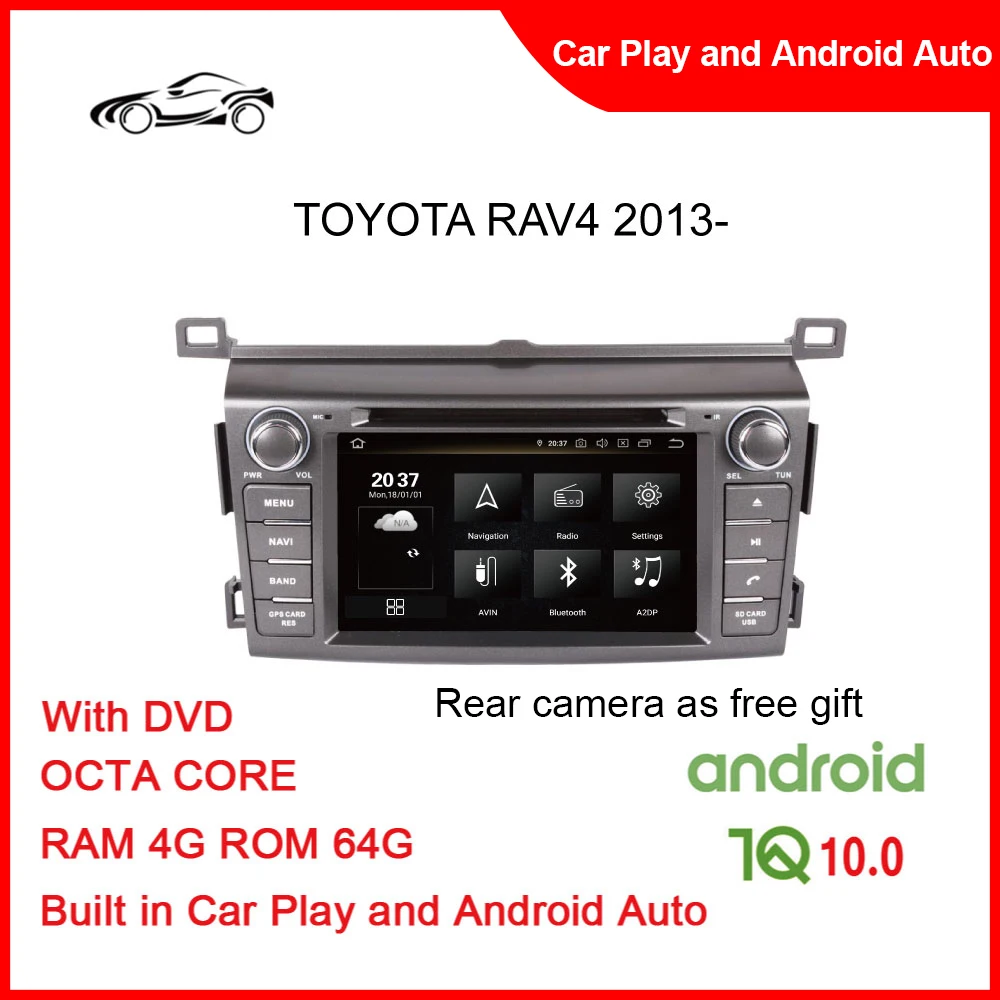 

CUSP Big Screen GPS Car 4G For TOYOTA RAV4 2013- 7inch 4G+64G Car DVD Player Android Car Stereo Android Universal Car Play