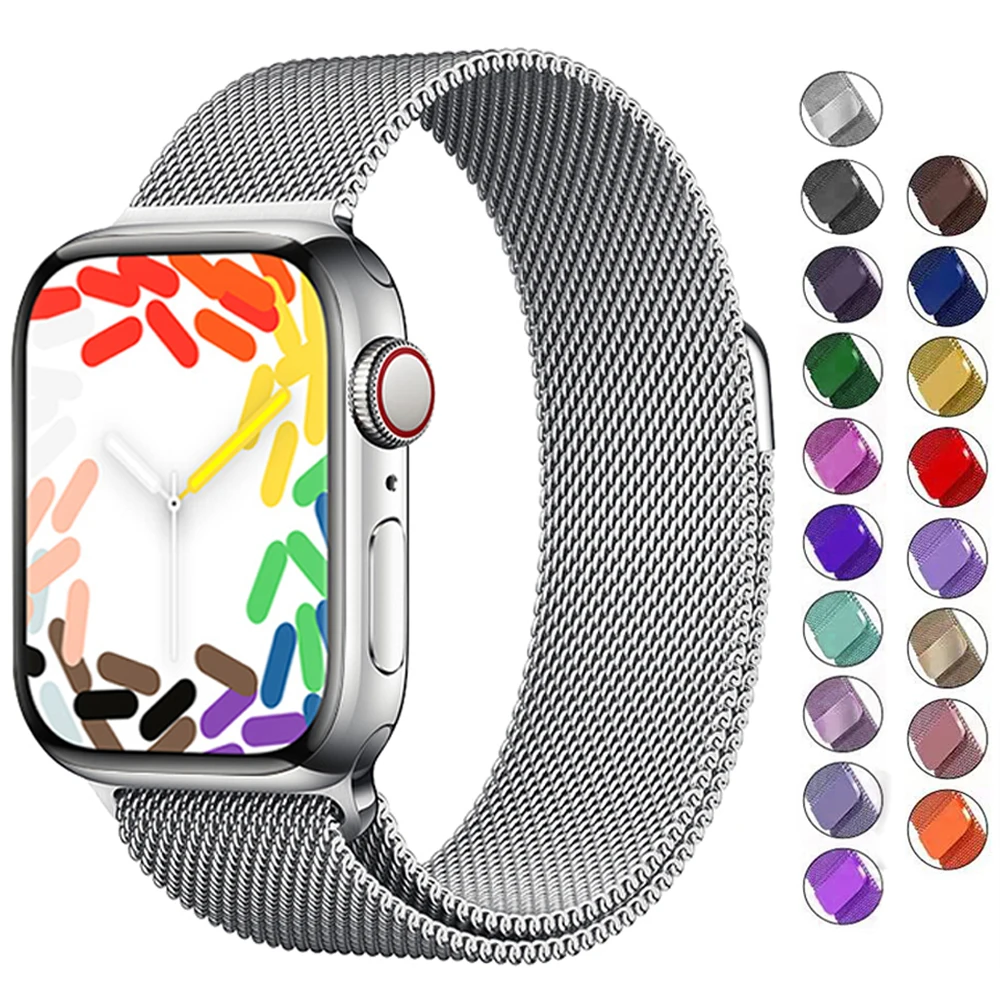 Миланский ремешок для Apple iWatch | AliExpress