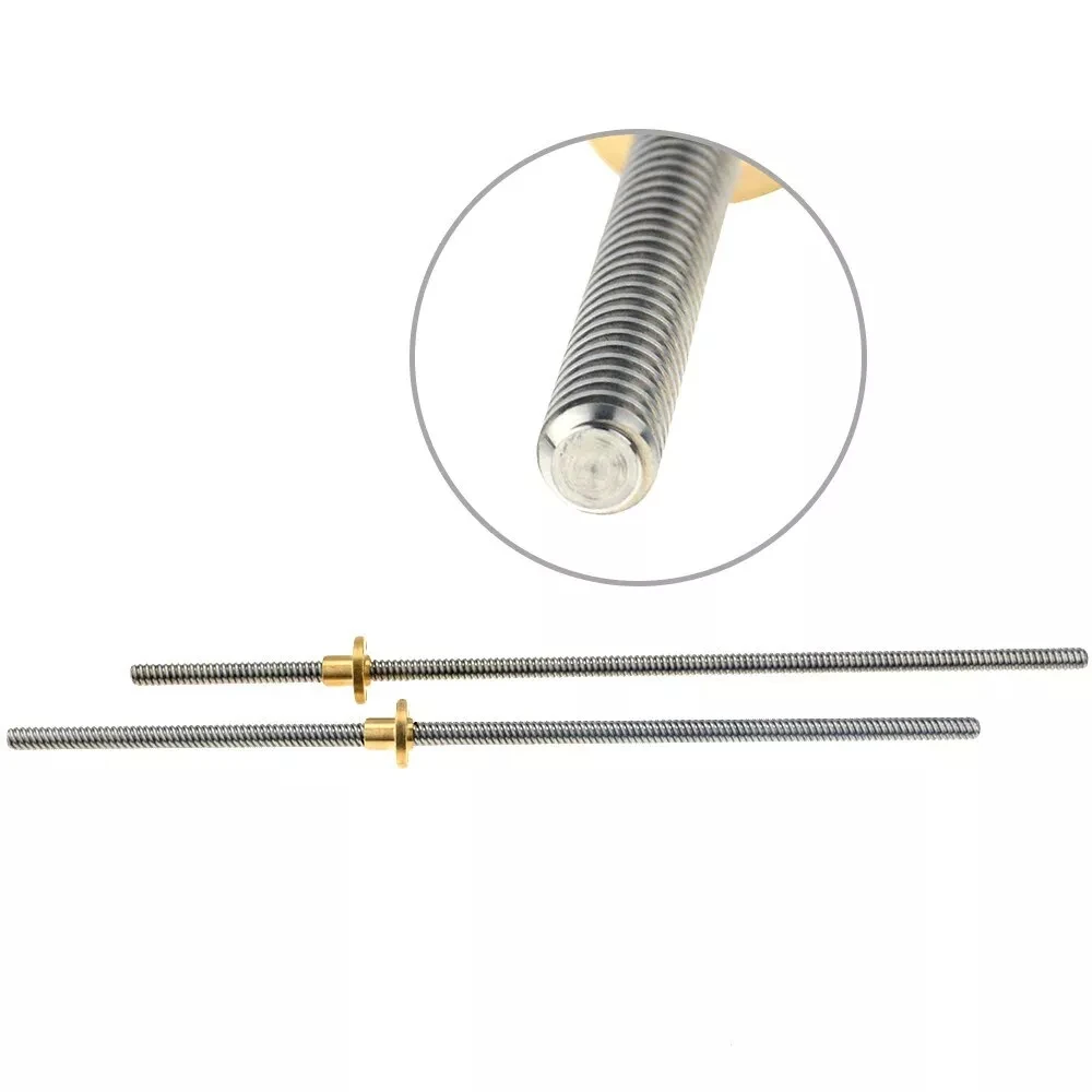 Свинцовый винт T8 2 мм 4 8 нержавеющая сталь 304