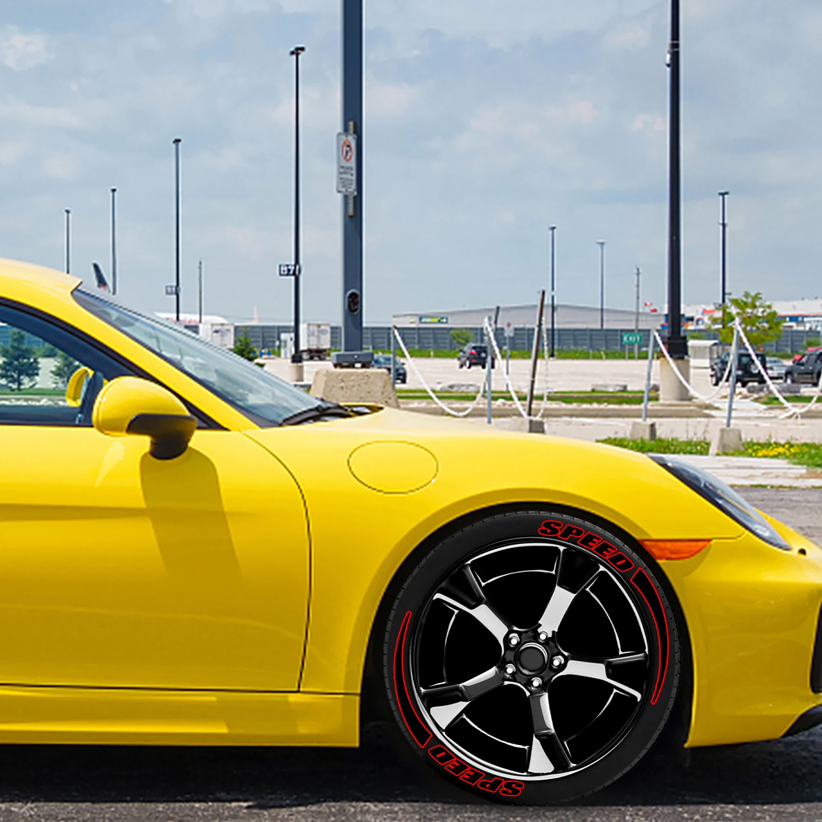 

Наклейки для автомобиля, 8 шт., наклейки для колес для автомобиля, персонализированные 3D наклейки для колес, наклейки «сделай сам», надпись п...