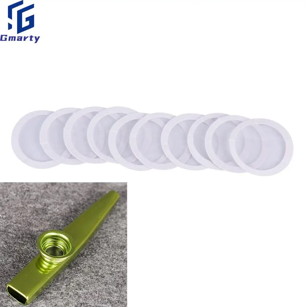 

10pcs Diameter 20mm Standard Common Kazoo Parts Flute Membrane Diaphragm for Replacement Kazoo Flute Film