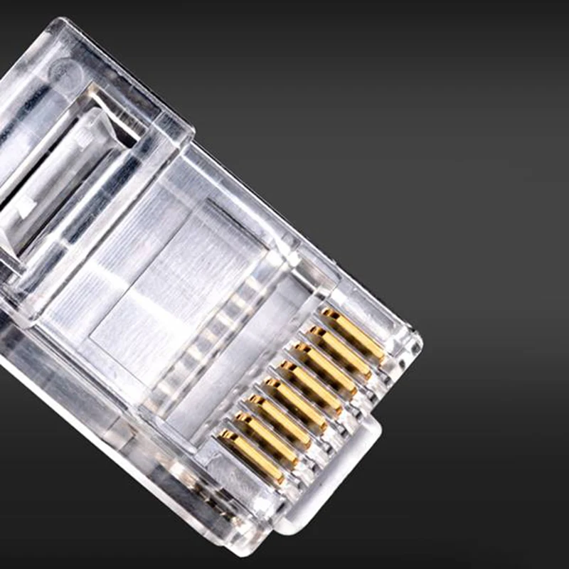 Разъем Cat6 RJ45 50 шт. кабель UTP Ethernet-разъем 8P8C сетевые Модульные Разъемы CAT 6 с
