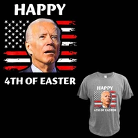 funny joe biden iron on patches for clothes happy 4th of easter confused 4th of july household iron on clorhing stickers