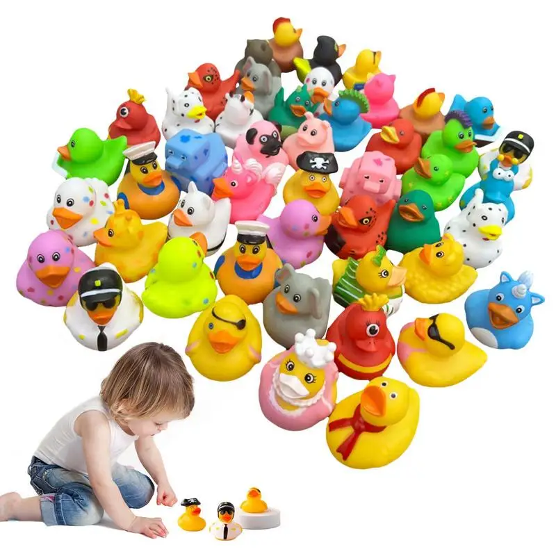 

Rubber Duck Baby Bath Toys Indoor Bathroom Tub & Outdoor Beach Pool Park Water Toy Water Floating Yellow Duck Children's Gift
