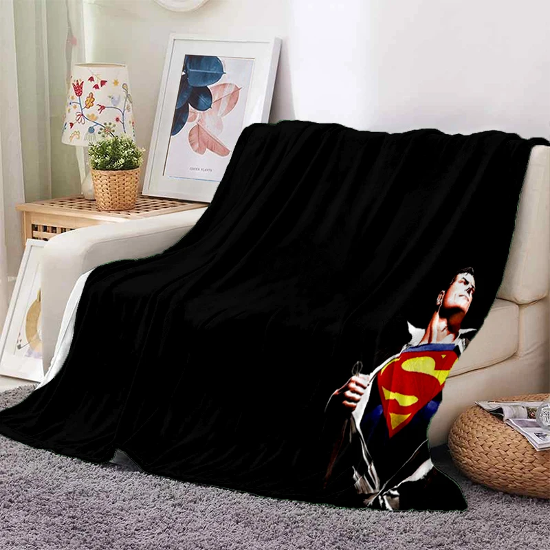 

Superhero Movie Soft Plush Sofa Bed Throwing Cartoon Picnic Blankets Modern Flannel Blanket Cover Gedruckt Bettdecke Geschenk