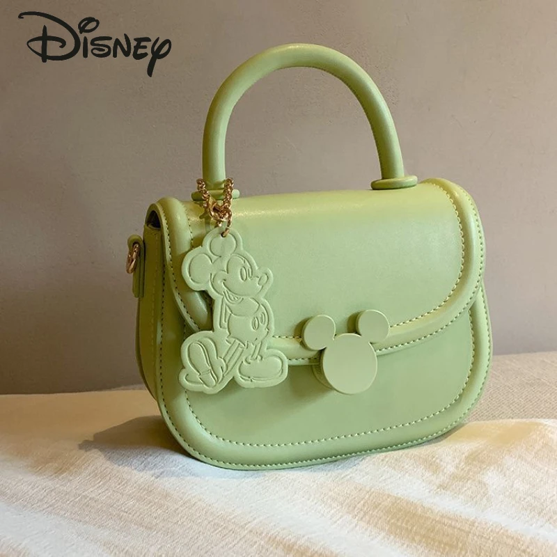 Disney Mickey's New Women's Crossbody Bag Fashionable and Premium Solid Shoulder Bag Small Fresh and Versatile Women's Handbag
