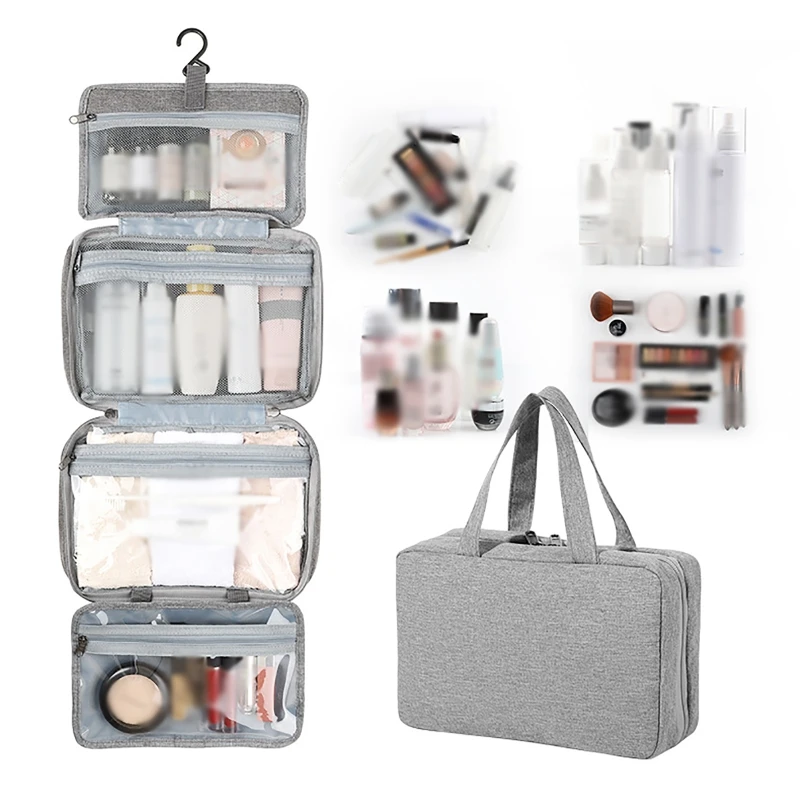 

Multilayer Portable Travel Wash Bag Female Waterproof Makeup Storage Pouch Large Capacity Cosmetic Organizer Beauty Case