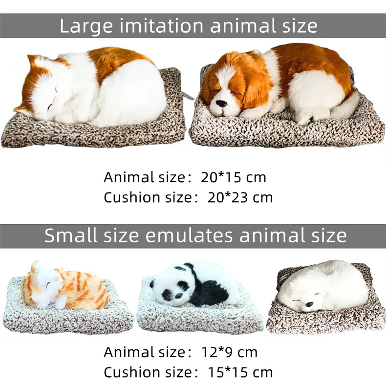 

Car Ornaments Ornaments Activated Carbon Odor Removal Simulation Dog High-grade Decoration Console Vehicle Supplies