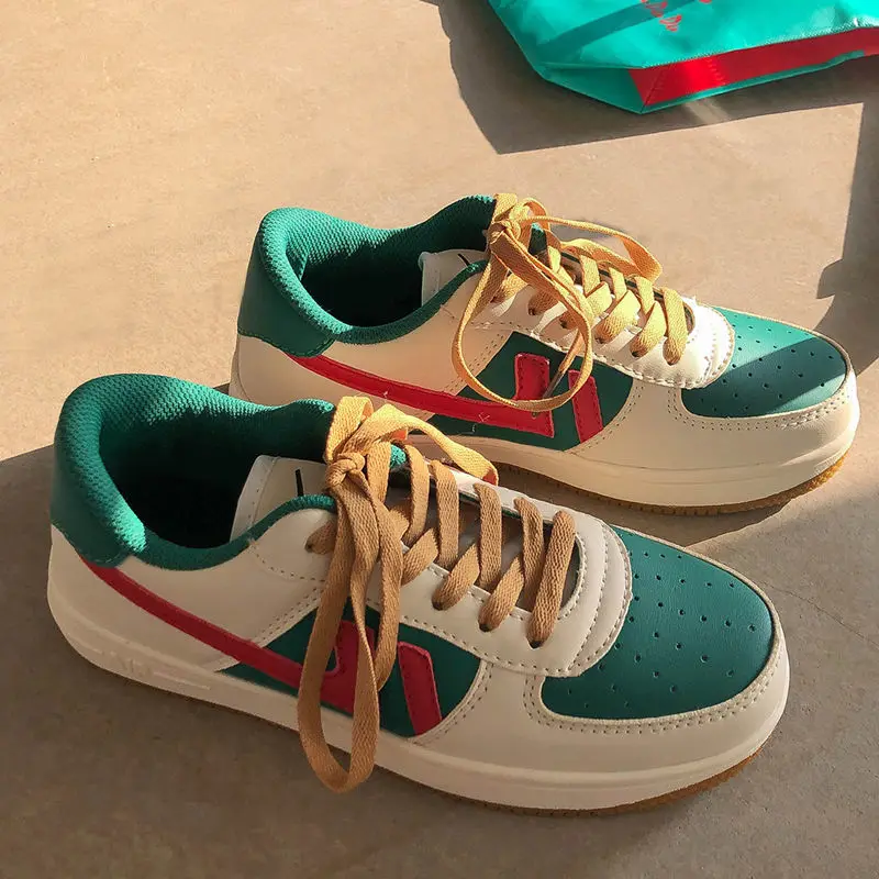 

Patchwork Summer Shoes 2022 Japanese Style Basic Sleek Mix Colors Streetwear Students Sneakers Fashion Casual Ladies Footwear