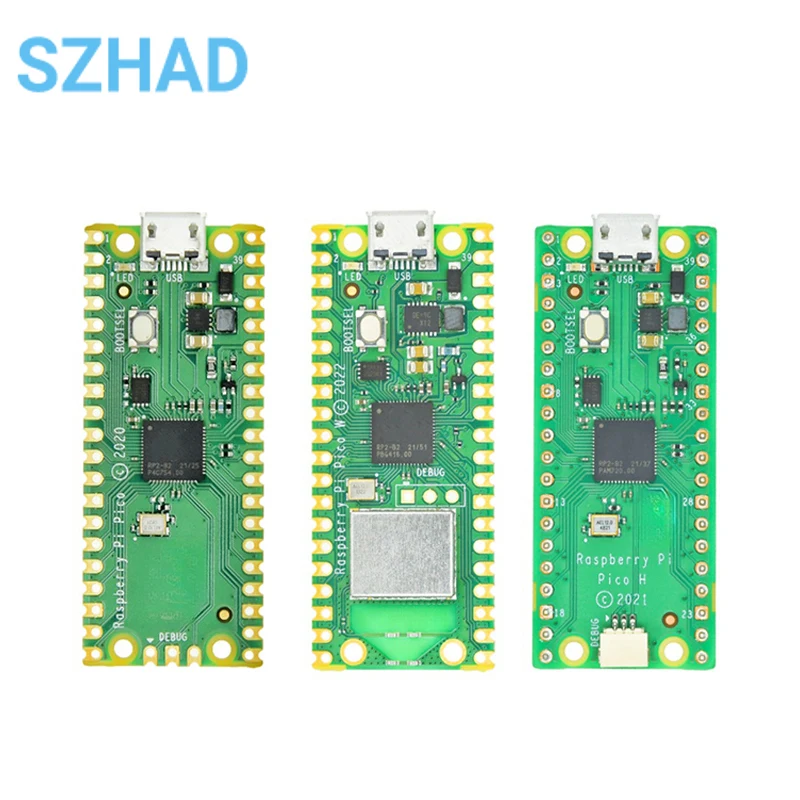Raspberry Pi Pico W с беспроводной макетной платой Wi-Fi или H контактным разъемом поддержка