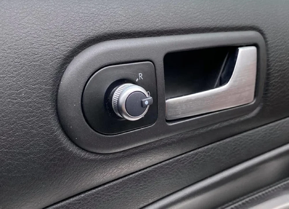 RS Стиль матовый хромированный переключатель бокового зеркала заднего вида