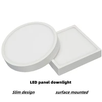 ultra thin led downlight white 6w12w18w24w for shop office surface mounted led ceil lamps indoor home decoration panel light