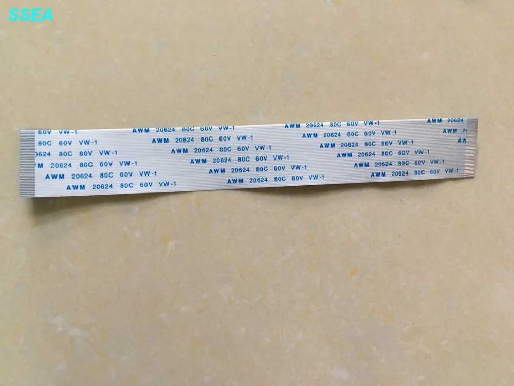 

Гибкий плоский кабель WZSM AWM 20624, 80C, 60 в, 0,5 мм, 40 контактов, 800 мм, FFC FPC