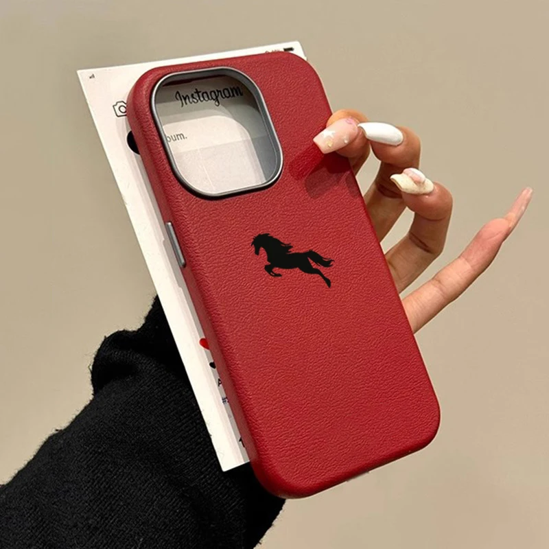 Фото Для iPhone 17 Pro Max Air Case Horse Чехол для телефона iPhone 16E 16 Plus 15 14 13 12 11 7 8 XS X XR Противоударный чехол-бампер Candy №2