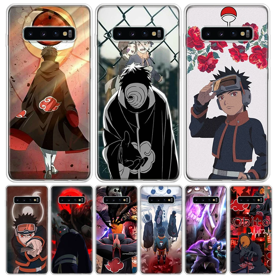 

Naruto Uchiha Obito For Samsung Galaxy S10 Plus S20 FE S21 S22 Ultra Phone Case S10E S8 S9 + S7 Edge J4 Housing Shell Coque