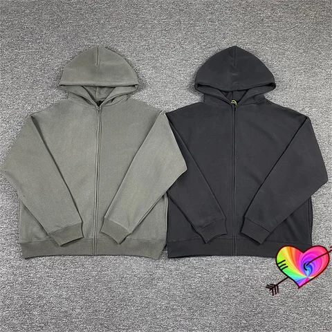 2022 Zipper Season 6 die Men Women 1:1 i Quality Inside Fleece Kanye West dies Season Sweatsirts Blank Ye Pullovers