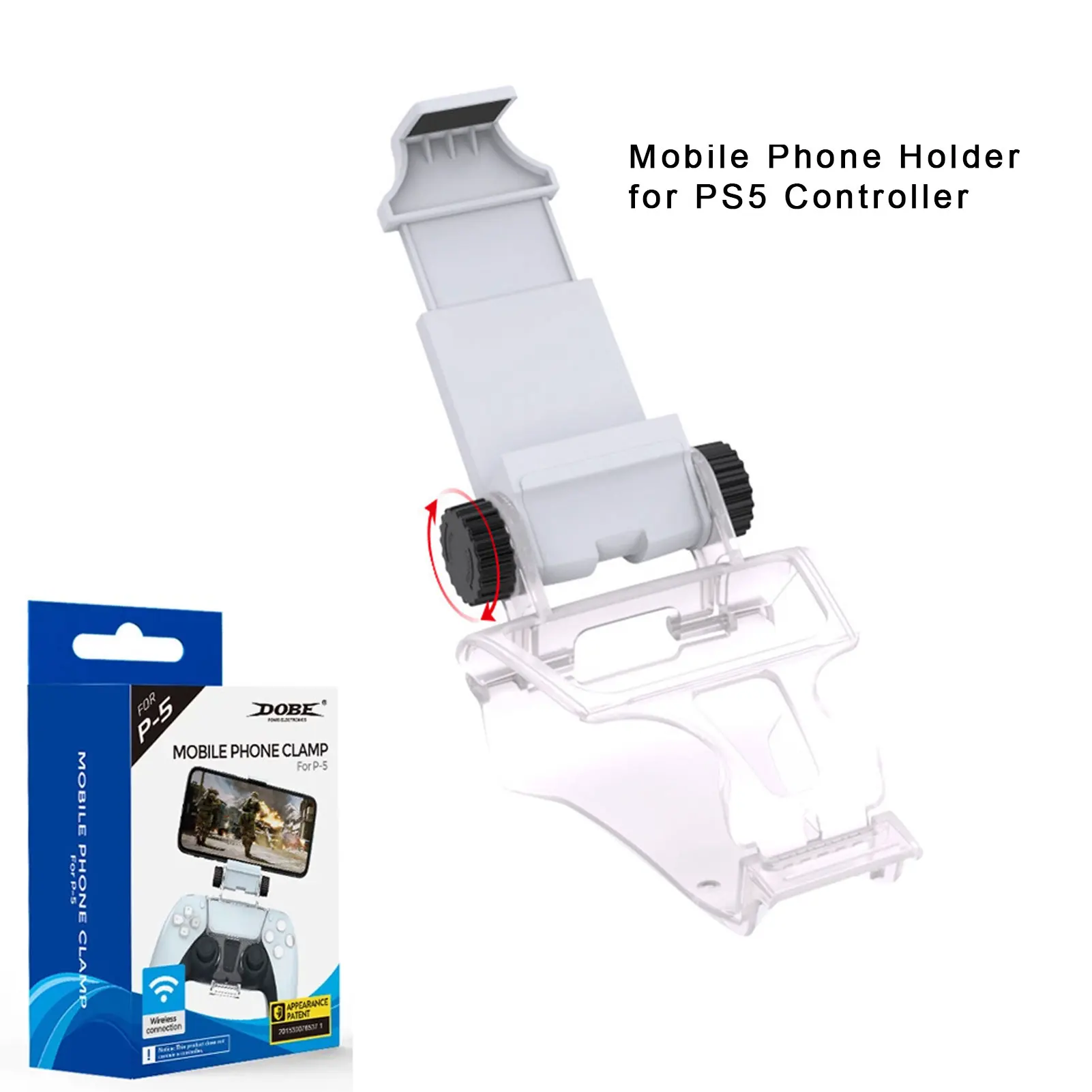 Для контроллера PS5 аксессуары двойного направления держатель-зажим для
