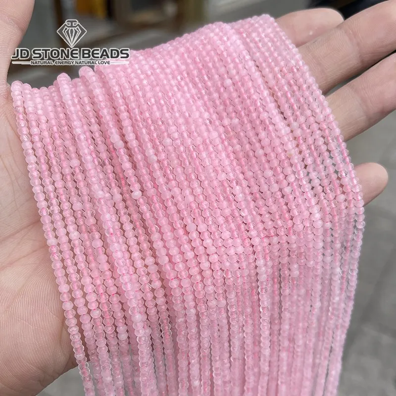 2x3 мм бусины из натуральной кожи с гранеными бусинами