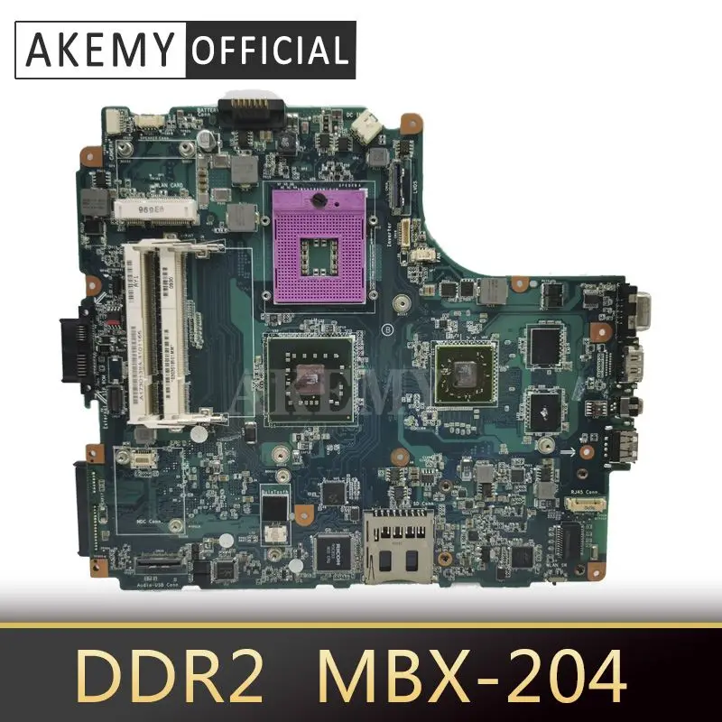

Akemy MBX-204 motherboard For Sony Vaio VGN NW VGN-NW11Z PCG-7171M MBX-204 mbx-217 Laptop Mainboard A1730139A tested good