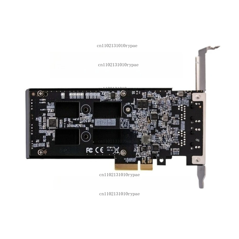 Гибридный адаптер PCIe с двумя слотами M.2 и двумя портами 10G Ethernet, два порта RJ45 10G. (art.: 3920dcc5eefe2) - 3920dcc5eefe2