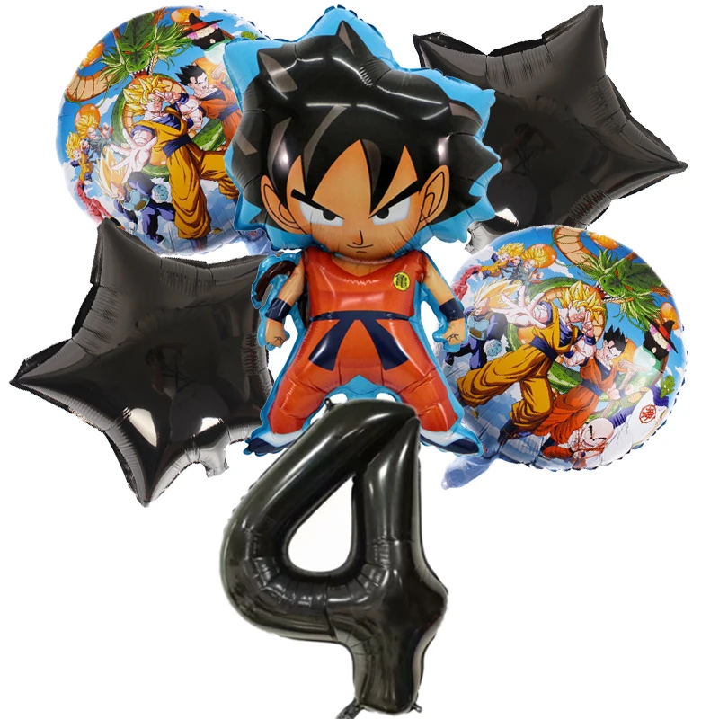 Воздушные шары из фольги в виде аниме Драконий жемчуг |