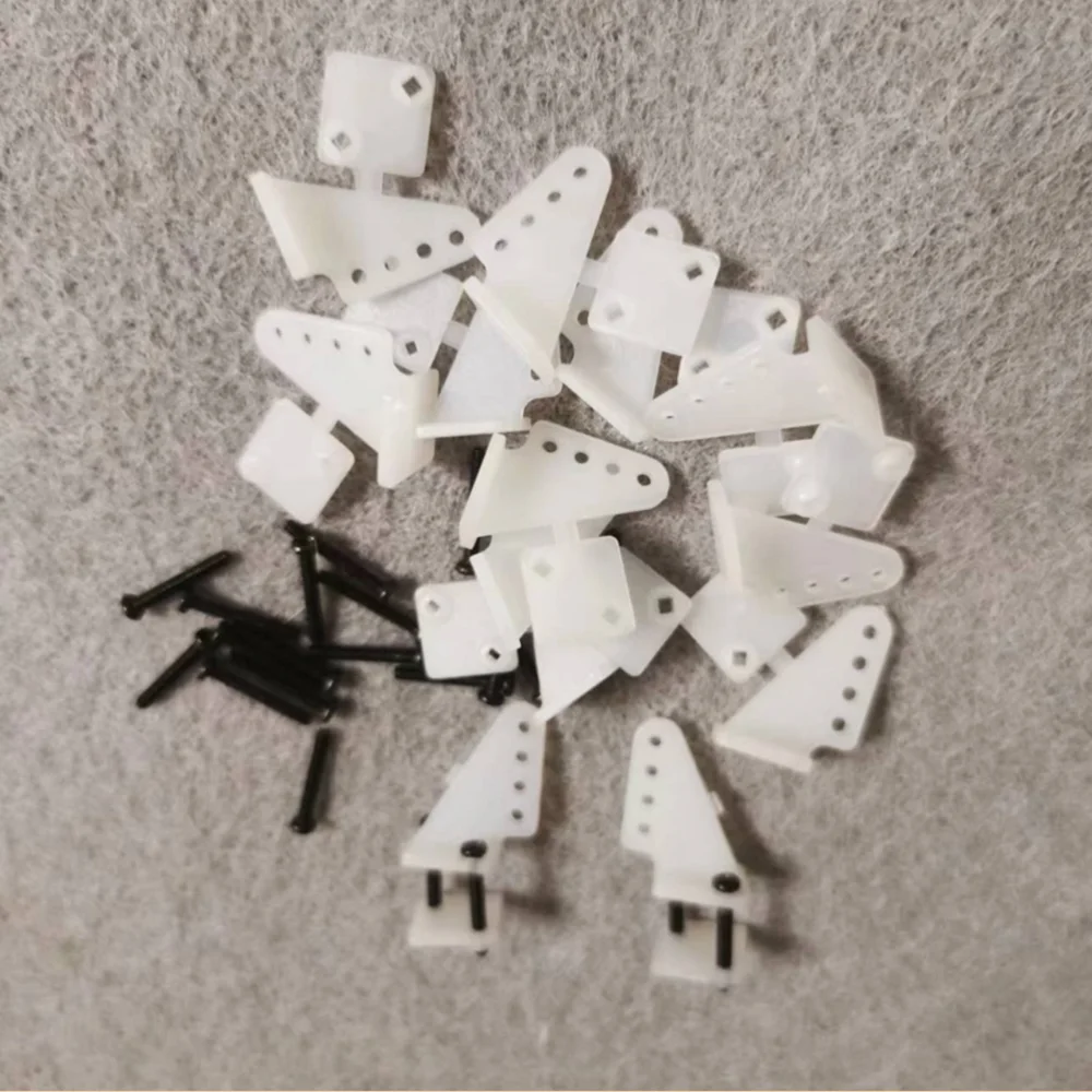 10 комплектов/лот нейлоновые квадратные булавочные рога 15x20 4 отверстия L15xW11xH20 с