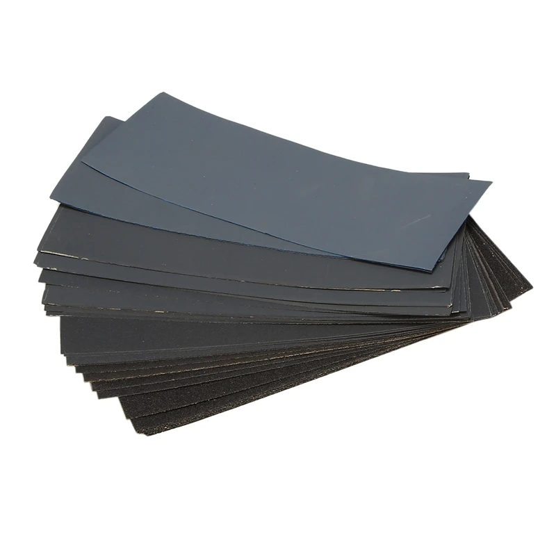 

Sandpaper, 39 Pcs120 To 3000 Grit Wet Dry Sandpaper Assortment 9X3.6 Inch For Automotive Wood Drywall Sanding