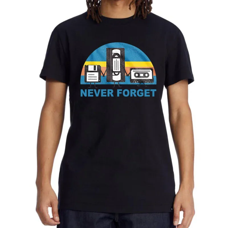 Мужская футболка с круглым вырезом из натурального хлопка