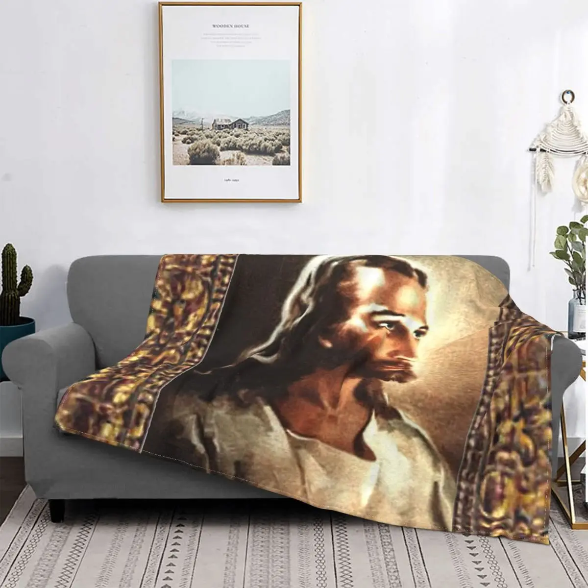 D Blanket Jesus Christ Nativity Fleece Plush Super Warm Ultra-soft Throw Blankets For Bed Plush Thin Quilt