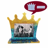 crown photo frame ornament silicone mould diy photo frame desktop ornament mould crown photo frame ornament