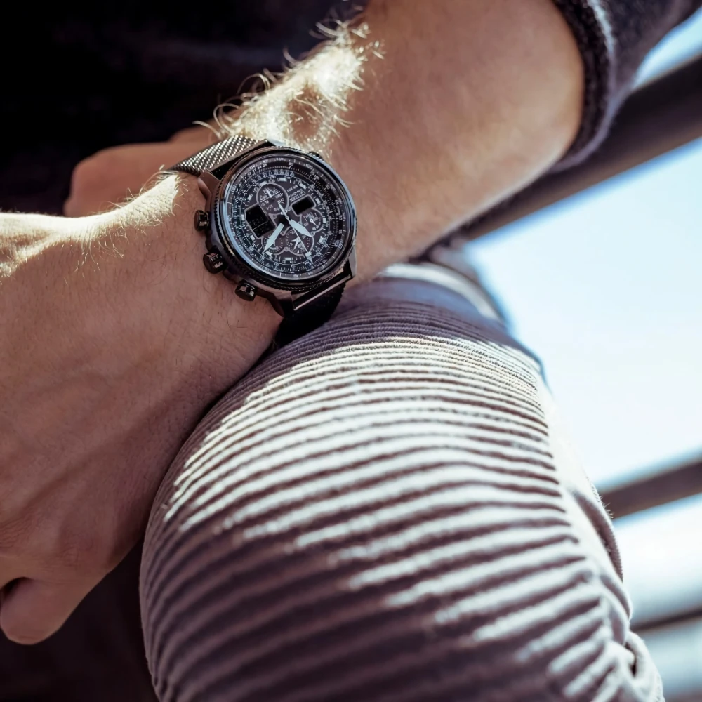 Часы CITIZEN Skyhawk Мужские кварцевые роскошные деловые повседневные