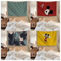 bandai cute mickey mouse hanging bohemian tapestry for living room home dorm decor art home decor