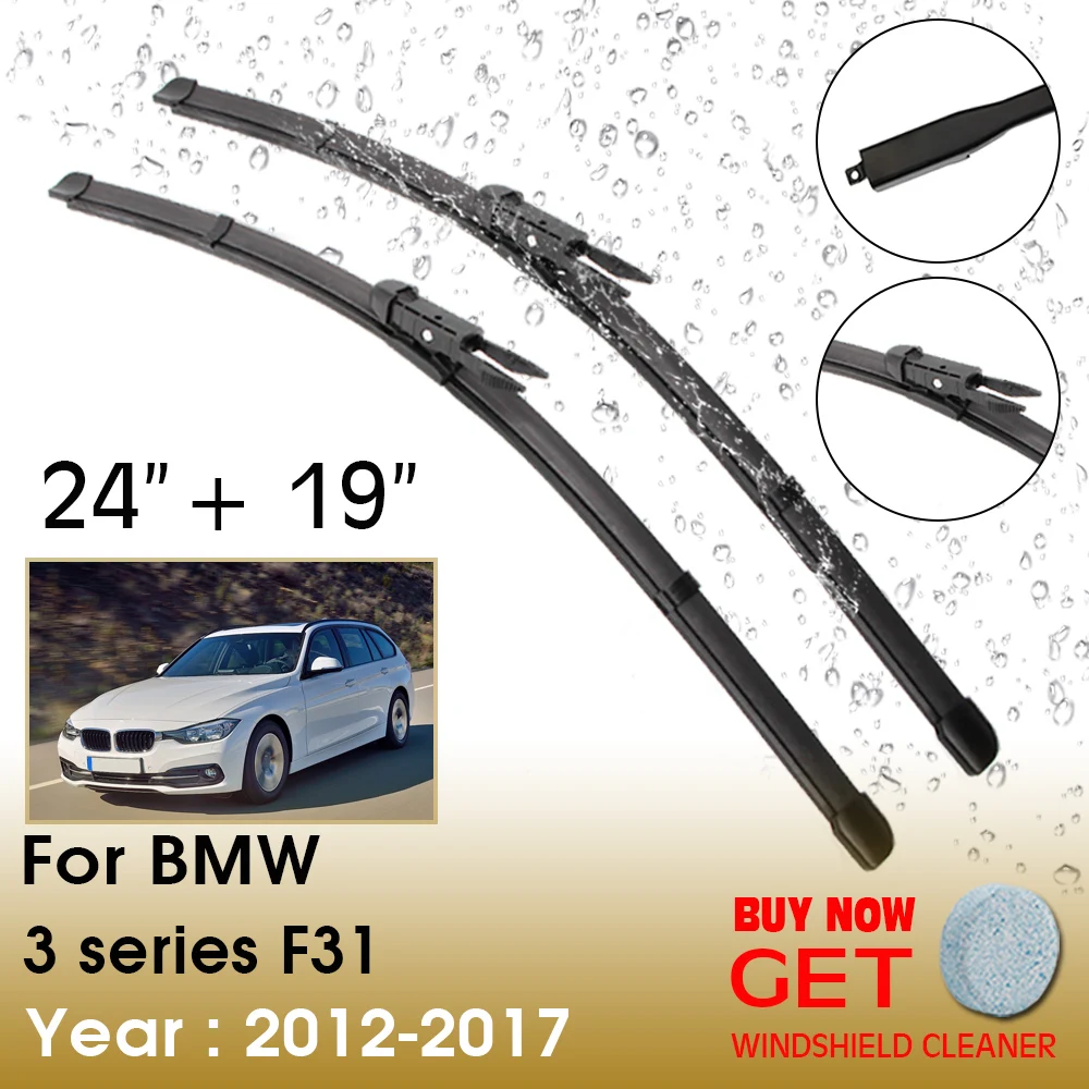 

Щетка стеклоочистителя для BMW, стеклоочистители для BMW 3 серии F31 24 дюйма + 19 дюймов 2012-2017, аксессуары