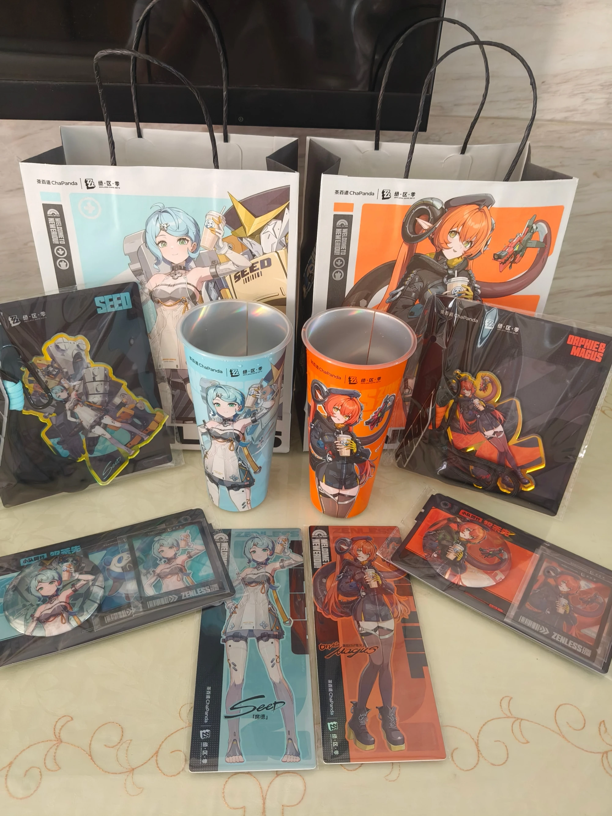 

Zenless Zone Zero X ChaPanda Seed Orphie Magnusson Magus Bangboo кружка