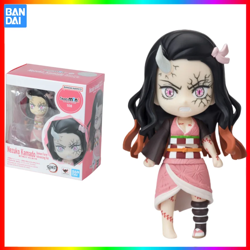 

In Stock Bandai Original Figuarts Mini Anime Demon Slayer Nezuko Demon From Advancing Ver. Action Figure Collectible Model Toys