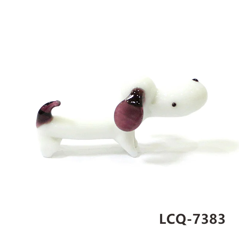 Миниатюрная стеклянная собачка JSSMTLP