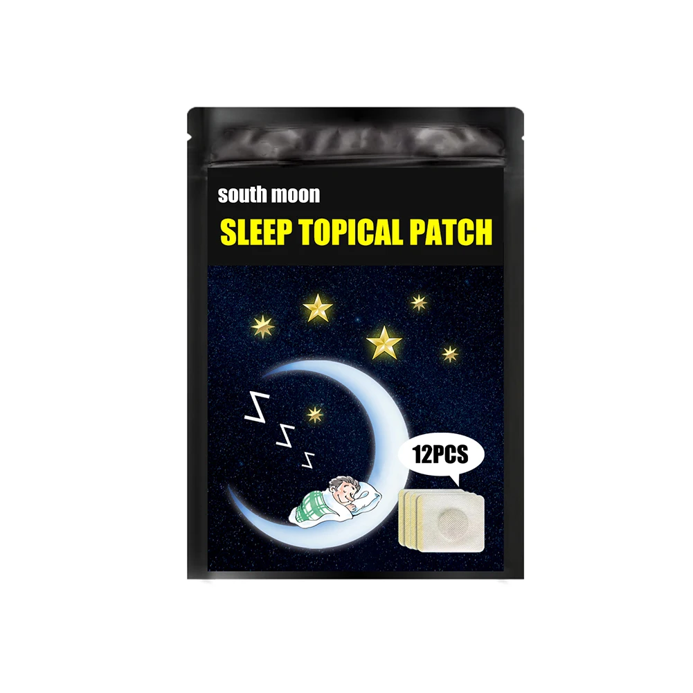 

12pcs Natural Sleepy Patch Organic Herbal Patch Promote Sleep Aid Sleeping Sticker Improve Insomnia Relieving Stress Anx