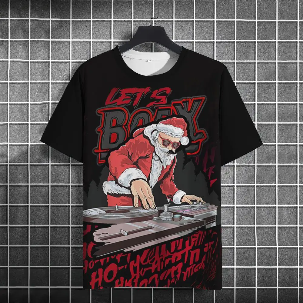 Футболка с 3d принтом Санта-Клауса